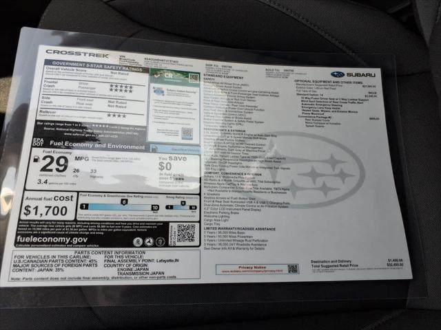 2026 Subaru Crosstrek Premium