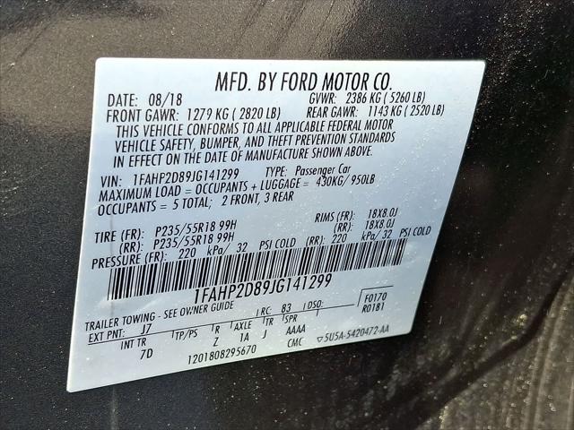 2018 Ford Taurus SE