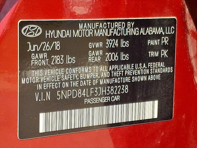 2018 Hyundai Elantra SEL