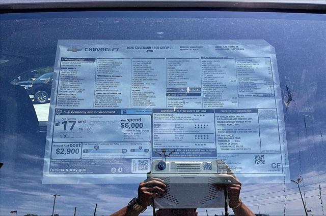 2026 Chevrolet Silverado 1500 4WD Crew Cab Standard Bed LT