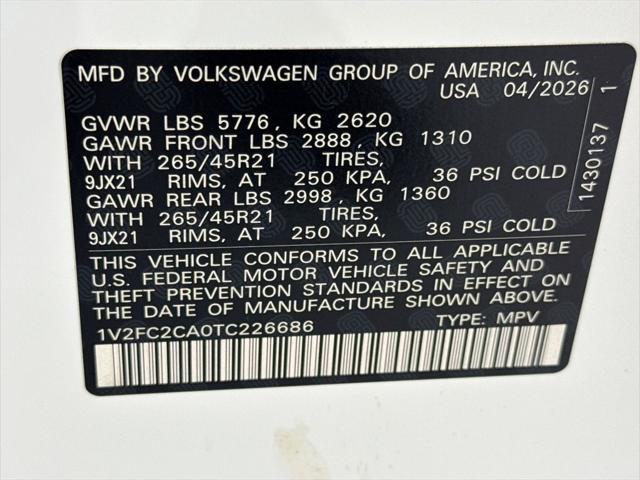 2026 Volkswagen Atlas Cross Sport SEL Premium R-Line