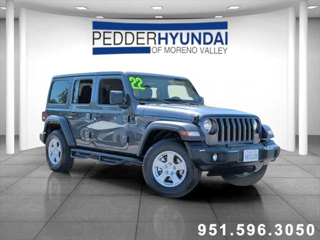 2022 Jeep Wrangler Unlimited Sport S 4x4 for sale in Moreno Valley, CA