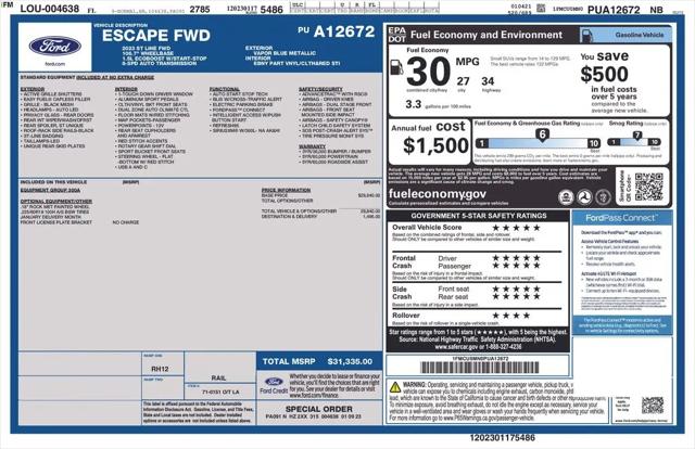 2023 Ford Escape ST-Line