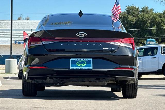 2023 Hyundai Elantra Hybrid Blue
