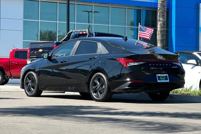 2023 Hyundai Elantra Hybrid Blue