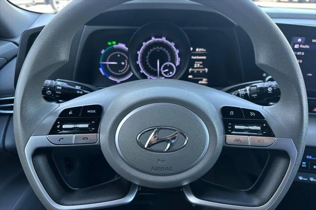 2023 Hyundai Elantra Hybrid Blue