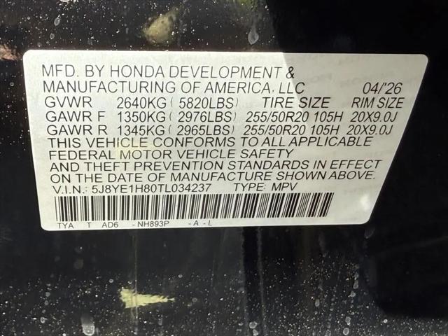 2026 Acura MDX Advance Package