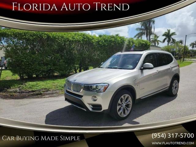 2017 BMW X3 xDrive28i for sale in Plantation, FL