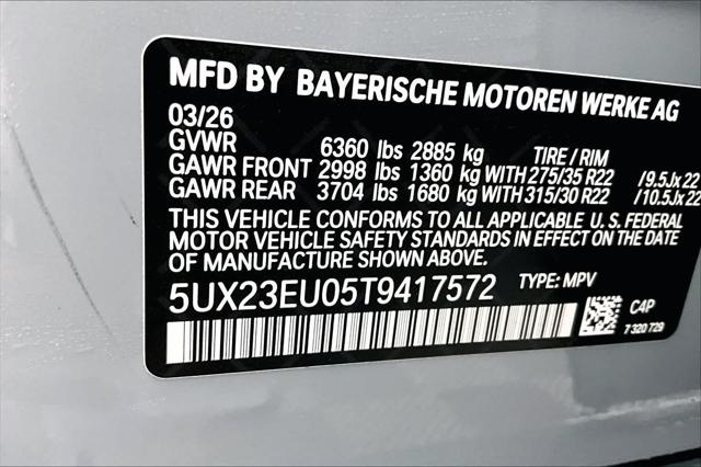 2026 BMW X5 xDrive40i