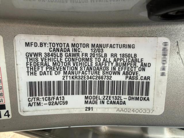 2004 Toyota Matrix XR