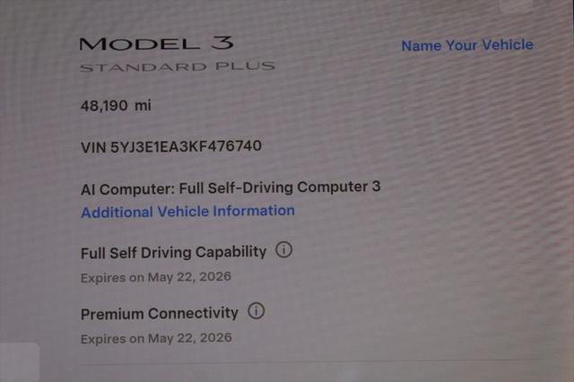 2019 Tesla Model 3 Standard Range