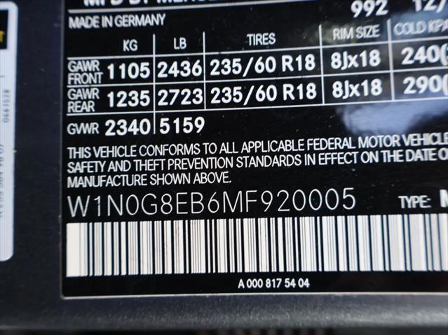 2021 Mercedes-Benz GLC 4MATIC SUV