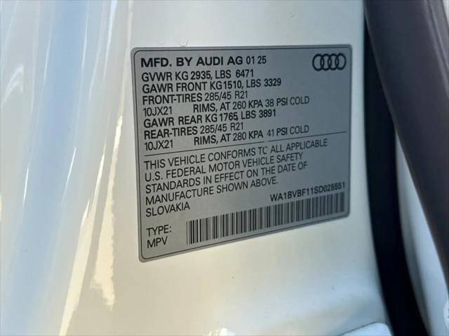 2025 Audi Q8 Premium Plus 55 TFSI quattro