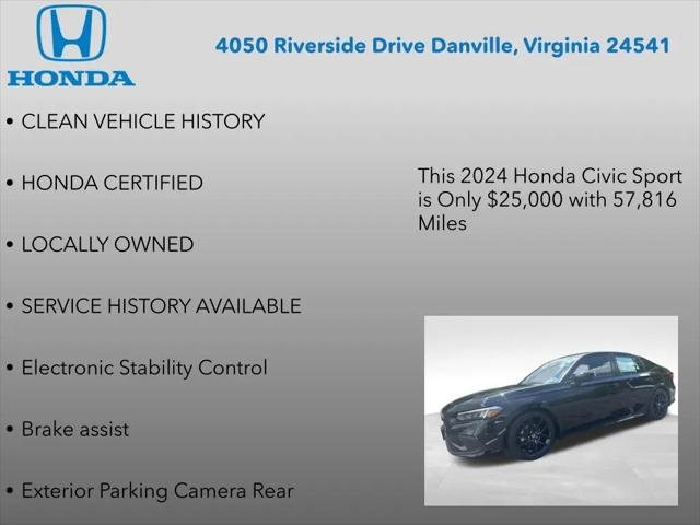 2024 Honda Civic Sport