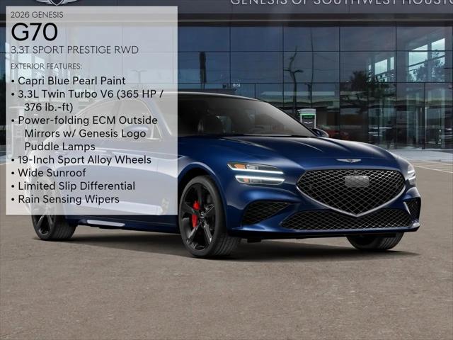 2026 Genesis G70 3.3T RWD Sport Prestige