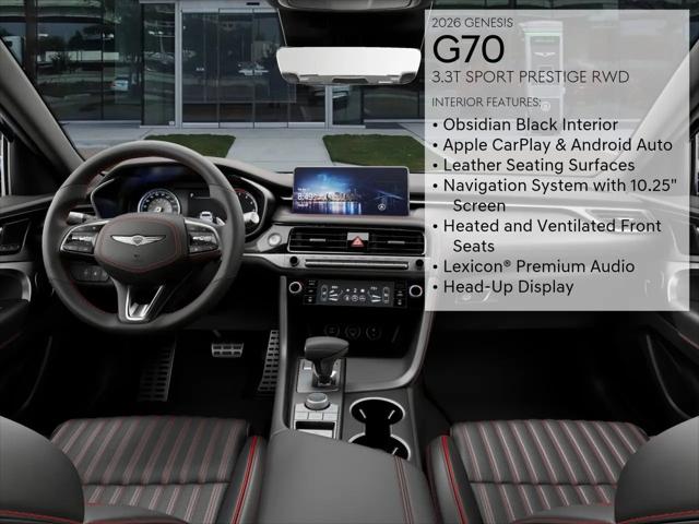 2026 Genesis G70 3.3T RWD Sport Prestige
