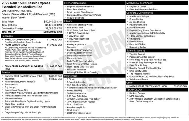 2022 Ram 1500 Classic Tradesman