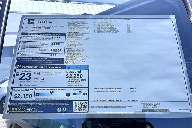 2026 Toyota 4Runner TRD Off Road Premium