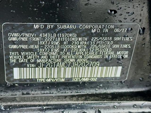 2018 Subaru Crosstrek 2.0i Limited