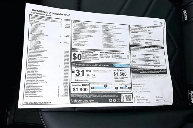 2027 BMW 5 Series 530i