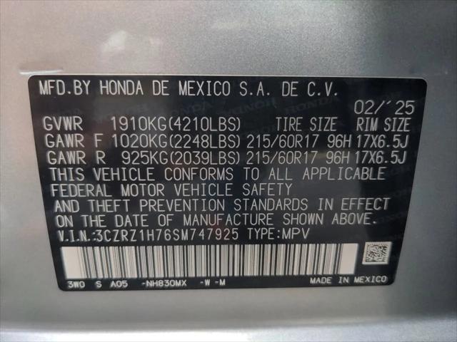 2025 Honda HR-V 2WD EX-L