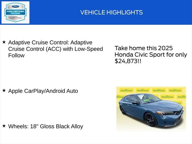2025 Honda Civic Sport