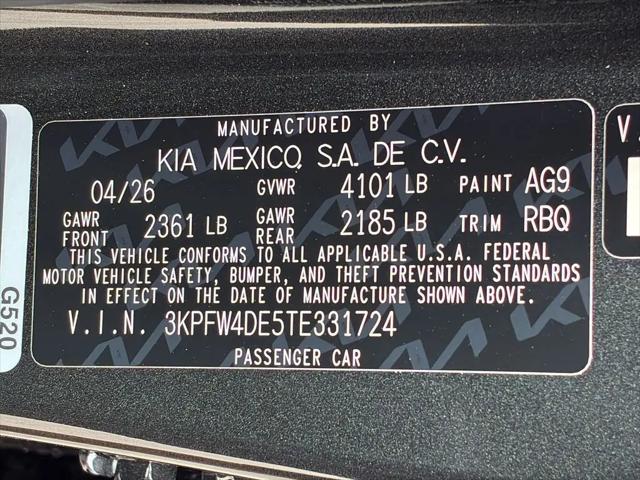 2026 Kia K4 GT-Line