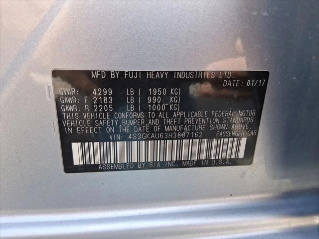 2017 Subaru Impreza 2.0i Limited