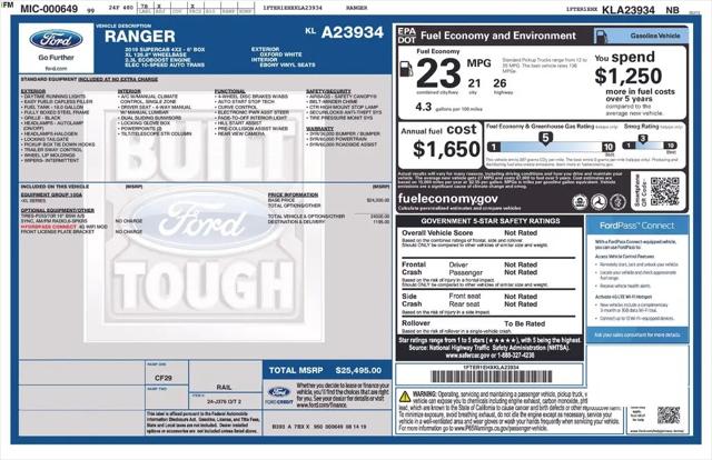 2019 Ford Ranger XL