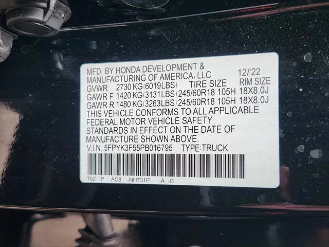 2023 Honda Ridgeline RTL
