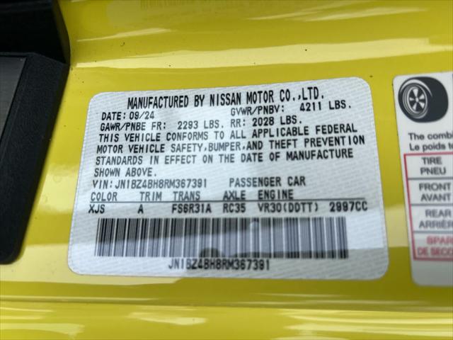 2024 Nissan Z Performance Manual