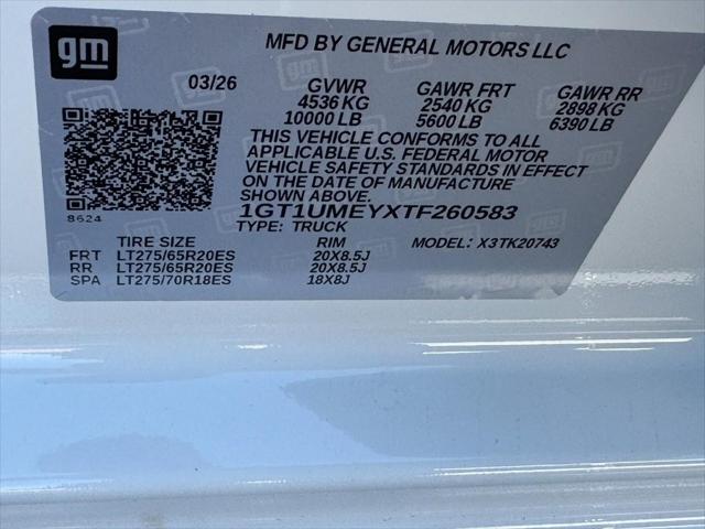 2026 GMC Sierra 2500HD Crew Cab, Standard Bed, SLE, 4WD