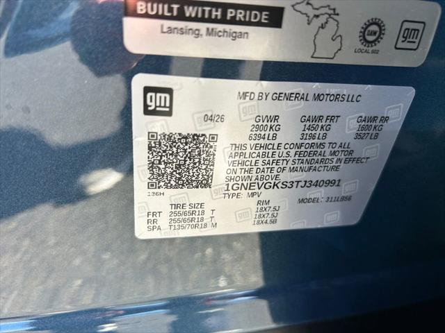 2026 Chevrolet Traverse AWD LT