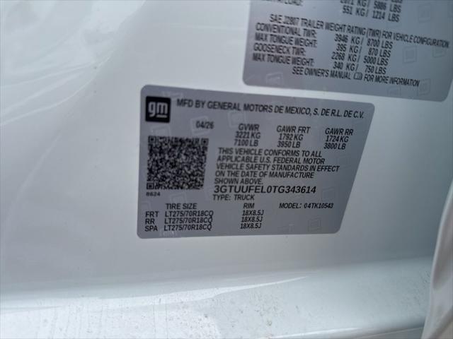 2026 GMC Sierra 1500 Crew Cab, Short Bed, AT4X, 4WD
