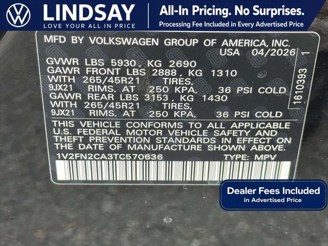 2026 Volkswagen Atlas SEL Premium R-Line