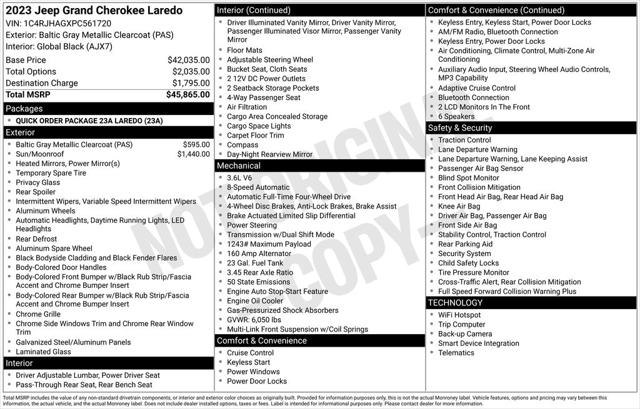 2023 Jeep Grand Cherokee Laredo 4x4