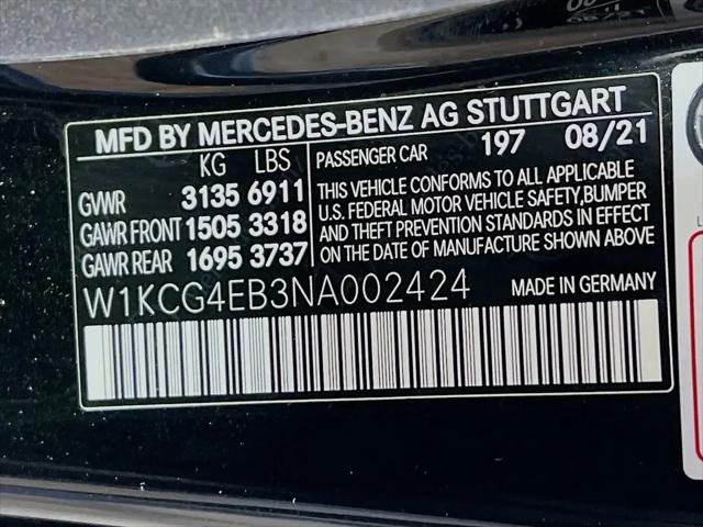 2022 Mercedes-Benz EQS 580 Sedan 4MATIC