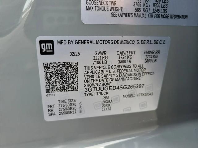 2025 GMC Sierra 1500 4WD Crew Cab Short Box Denali