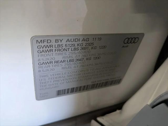 2020 Audi Q3 Prestige 45 TFSI S line quattro Tiptronic