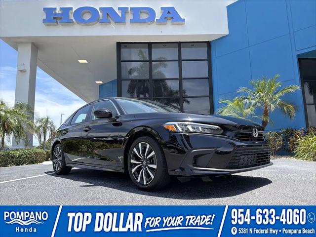 2024 Honda Civic EX for sale in Pompano Beach, FL