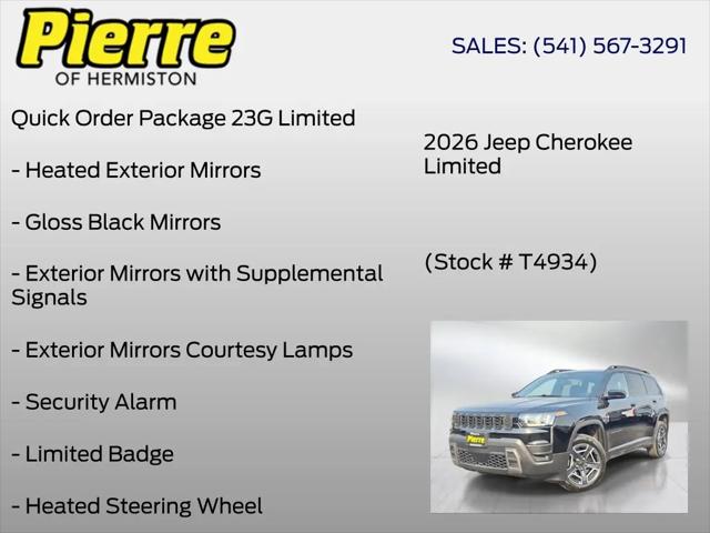 2026 Jeep Cherokee Limited 4x4