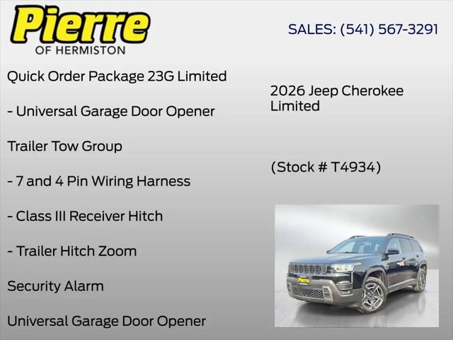 2026 Jeep Cherokee Limited 4x4