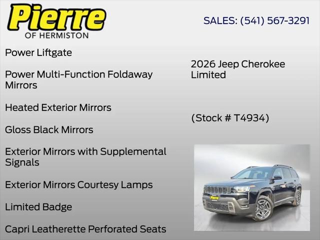 2026 Jeep Cherokee Limited 4x4
