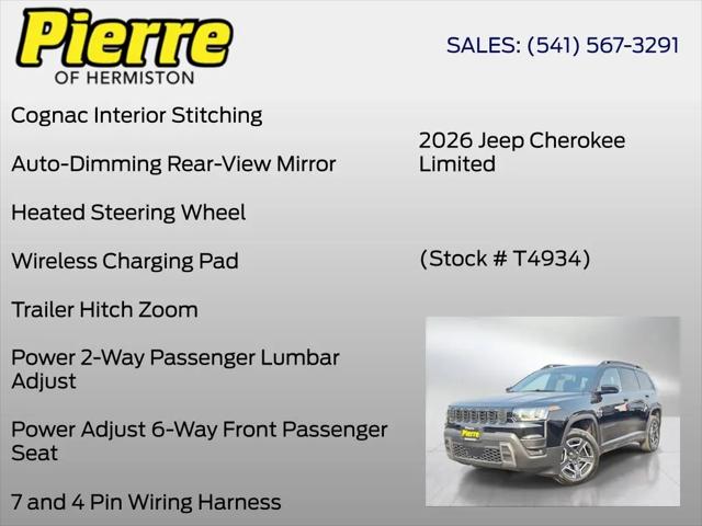 2026 Jeep Cherokee Limited 4x4