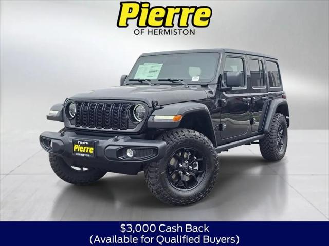 2026 Jeep Wrangler 4-Door Willys 4x4 for sale in Hermiston, OR