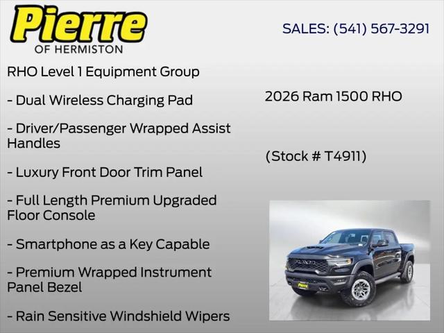 2026 Ram 1500 RHO Crew Cab 4x4 57 Box