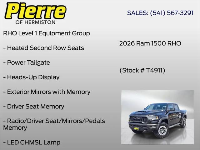 2026 Ram 1500 RHO Crew Cab 4x4 57 Box