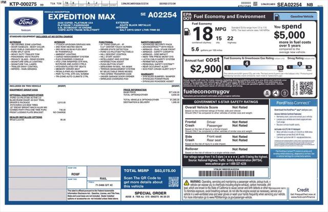 2025 Ford Expedition Platinum MAX