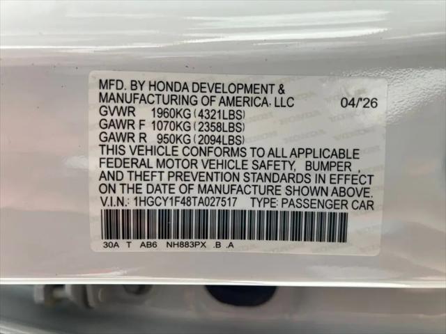 2026 Honda Accord Sedan SE