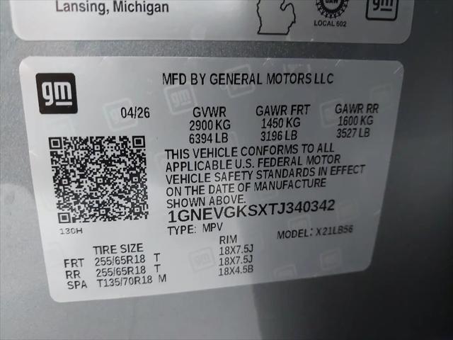 2026 Chevrolet Traverse AWD LT